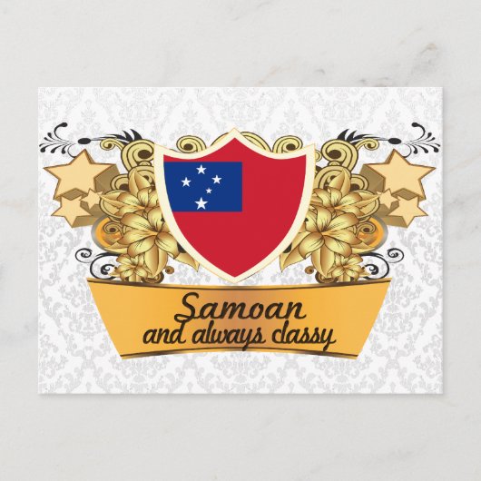 Classy Samoan Briefkaart (Voorkant)