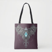 Classy Sapphire: Tote Bag (Voorkant)