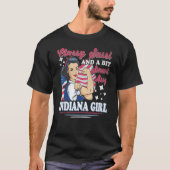 Classy Sassi en een beetje slim Assi Indiana meisj T-shirt (Voorkant)
