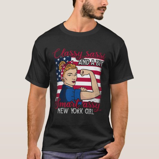 Classy Sassi En Een Beetje Smart Assi New York Mei T-shirt (Voorkant)