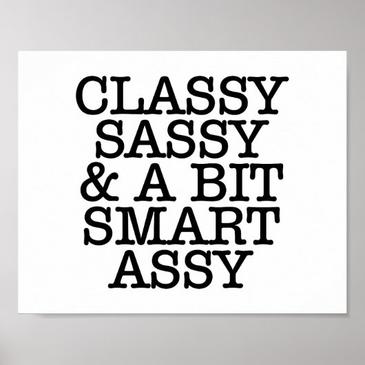 Classy Sassy & A Bit Smart Assy LOL Poster (Voorkant)