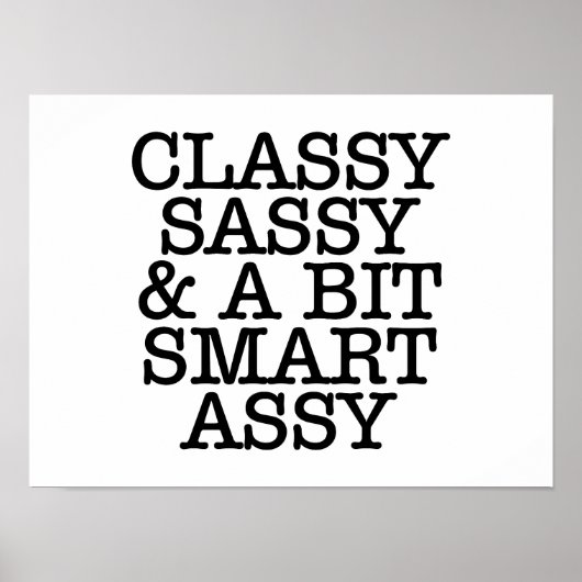 Classy Sassy & A Bit Smart Assy LOL Poster (Voorkant)