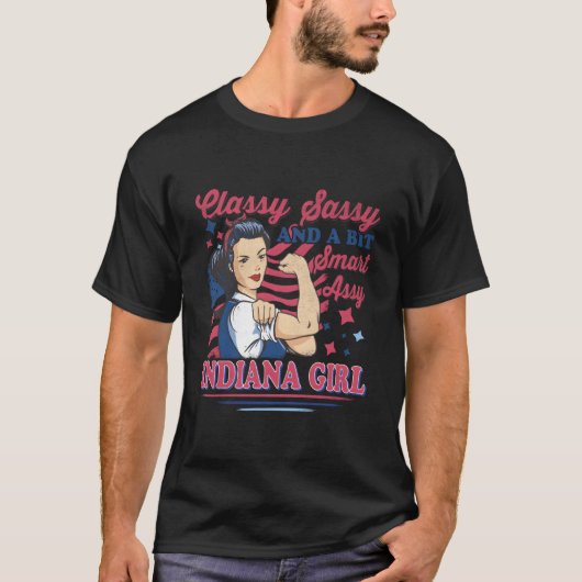 Classy Sassy And A Bit Sm Assy Indiana T-shirt (Voorkant)