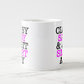 Classy Sassy and A Bit Smart Assy Jumbo Mug Grote Koffiekop (Voorkant)