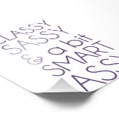 Classy Sassy en Bit Smart Assy Foto Afdruk (Hoek)