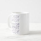 Classy Sassy en Bit Smart Assy Koffiemok (Voorkant links)