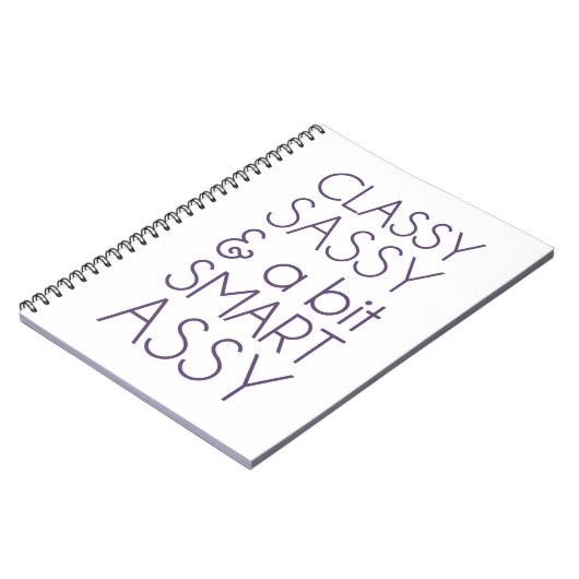 Classy Sassy en Bit Smart Assy Notitieboek (Linkerzijde)