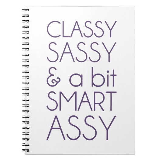 Classy Sassy en Bit Smart Assy Notitieboek (Voorkant)