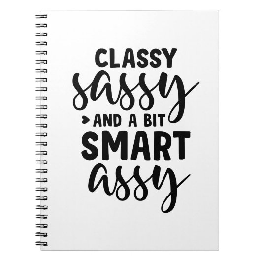 Classy Sassy en Bit Smart Assy Notitieboek (Voorkant)