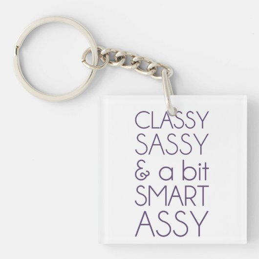 Classy Sassy en Bit Smart Assy Sleutelhanger (Voorkant)