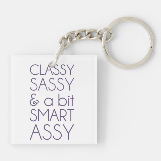 Classy Sassy en Bit Smart Assy Sleutelhanger (Achterkant)