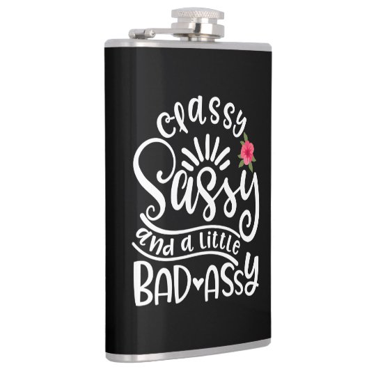 Classy Sassy en een beetje slechte Assy Sassy Frie Heupfles (Rechts)