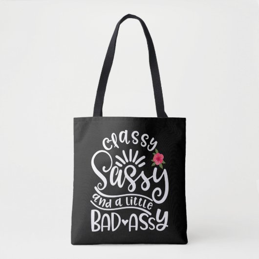 Classy Sassy en een beetje slechte Assy Sassy Frie Tote Bag (Voorkant)