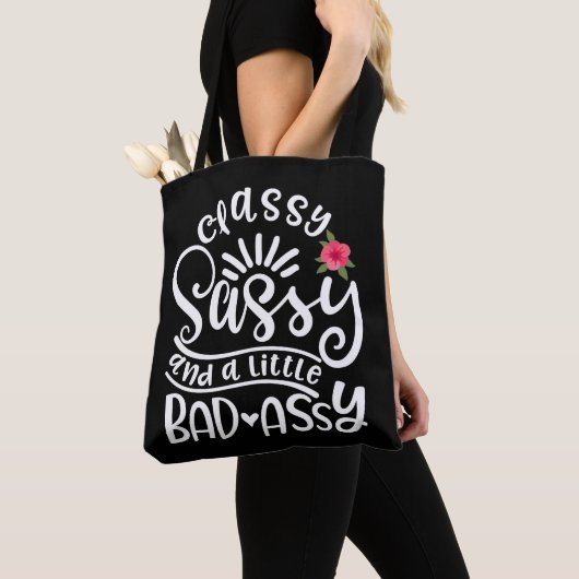 Classy Sassy en een beetje slechte Assy Sassy Frie Tote Bag (Dichtbij)