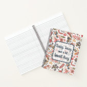 Classy Sassy en een beetje Smart Assy Funny Floral Notitieboek (Binnen)