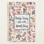 Classy Sassy en een beetje Smart Assy Funny Floral Planner (Voorkant)