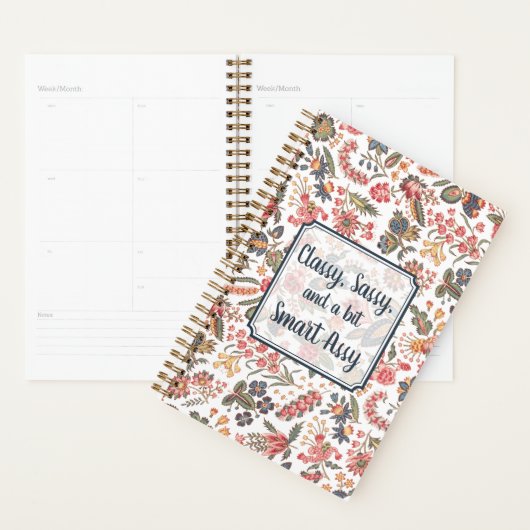 Classy Sassy en een beetje Smart Assy Funny Floral Planner (Display)