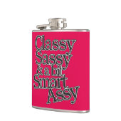 Classy Sassy en een beetje Smart Assy Heupfles (Links)