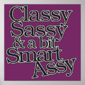 Classy Sassy en een beetje Smart Assy Poster (Voorkant)