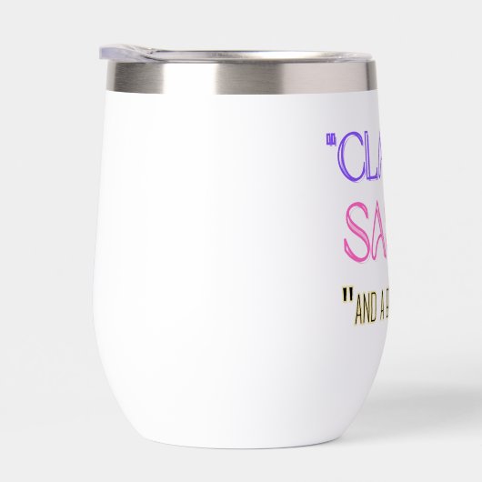 "Classy, sassy, en een beetje stout." (Rechts)