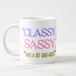 "Classy, sassy, en een beetje stout." Grote Koffiekop