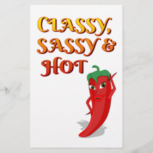 Classy Sassy en Hot Pepper Diva Briefpapier