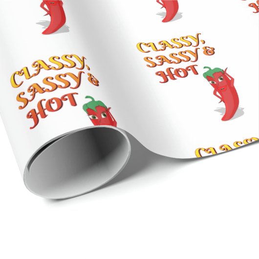 Classy Sassy en Hot Pepper Diva Cadeaupapier (Rol Hoek)