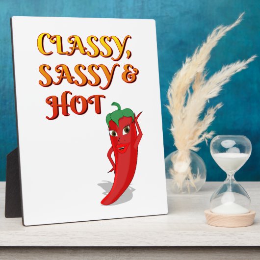Classy Sassy en Hot Pepper Diva Fotoplaat (Zijkant)