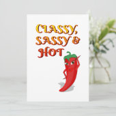 Classy Sassy en Hot Pepper Diva Kaart (Staand voorkant)