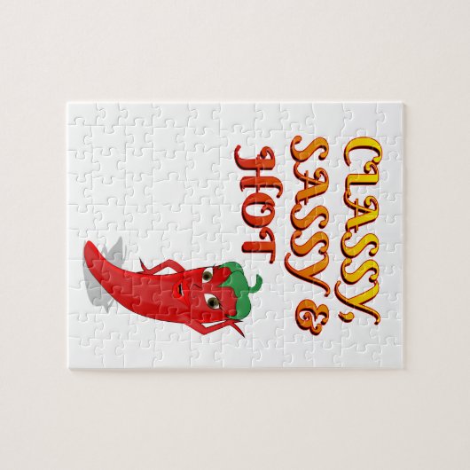 Classy Sassy en Hot Pepper Diva Legpuzzel (Horizontaal)