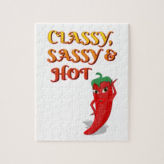 Classy Sassy en Hot Pepper Diva Legpuzzel (Verticaal)