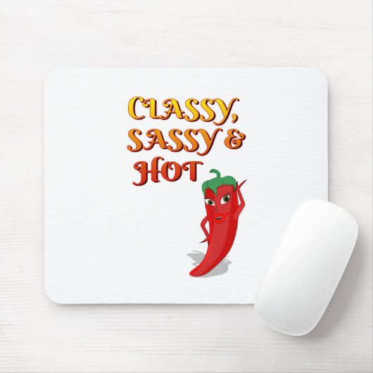 Classy Sassy en Hot Pepper Diva Muismat (Met muis)