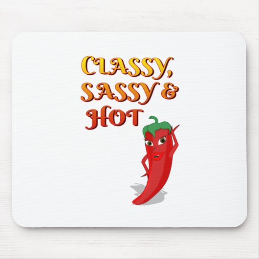 Classy Sassy en Hot Pepper Diva Muismat (Voorkant)