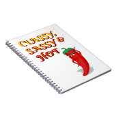 Classy Sassy en Hot Pepper Diva Notitieboek (Rechterzijde)