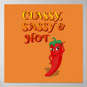 Classy Sassy en Hot Pepper Diva Poster