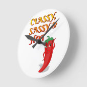 Classy Sassy en Hot Pepper Diva Ronde Klok (Hoek)