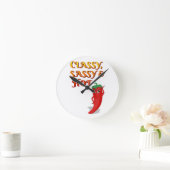 Classy Sassy en Hot Pepper Diva Ronde Klok (Huis)