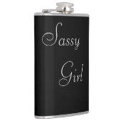 Classy Sassy Girl Text> Girly Hip Flasks Heupfles (Rechts)