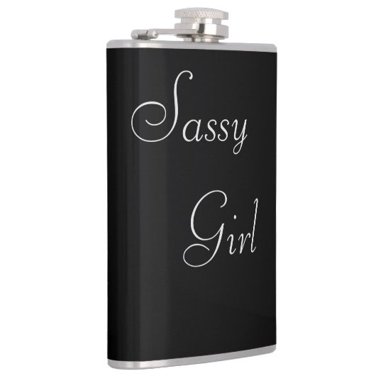 Classy Sassy Girl Text> Girly Hip Flasks Heupfles (Rechts)