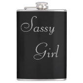 Classy Sassy Girl Text> Girly Hip Flasks Heupfles (Voorkant)