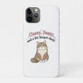 Classy, Sassy & Smart-Assy Cat Design Case-Mate iPhone Case (Achterkant)