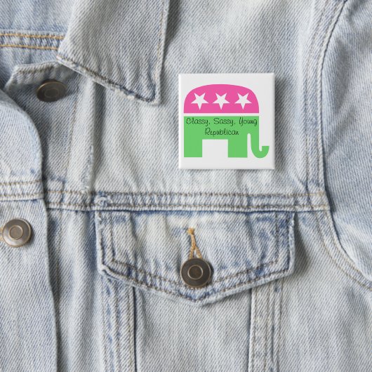 Classy, Sassy, Young Republican Button (In situ)