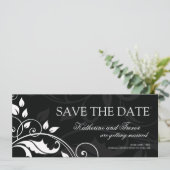 Classy Save the Date Wedding Invitation (Staand voorkant)