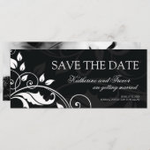 Classy Save the Date Wedding Invitation (Voorkant / Achterkant)