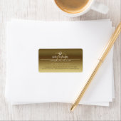 Classy Scales of Justice | Goud Etiket (Insitu)