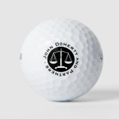 Classy Scales of Justice | Professionele advocaat Golfballen (Voorkant)