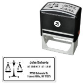 Classy Scales of Justice | Wettelijke Kantoor Zelfinktende Stempel (In situ)