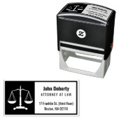 Classy Scales of Justice | Wettelijke Kantoor Zelfinktende Stempel (In situ)