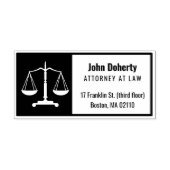 Classy Scales of Justice | Wettelijke Kantoor Zelfinktende Stempel (Design)
