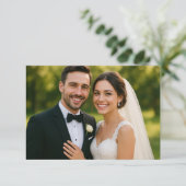 Classy Scan to RSVP Reply Kaart (Staand voorkant)